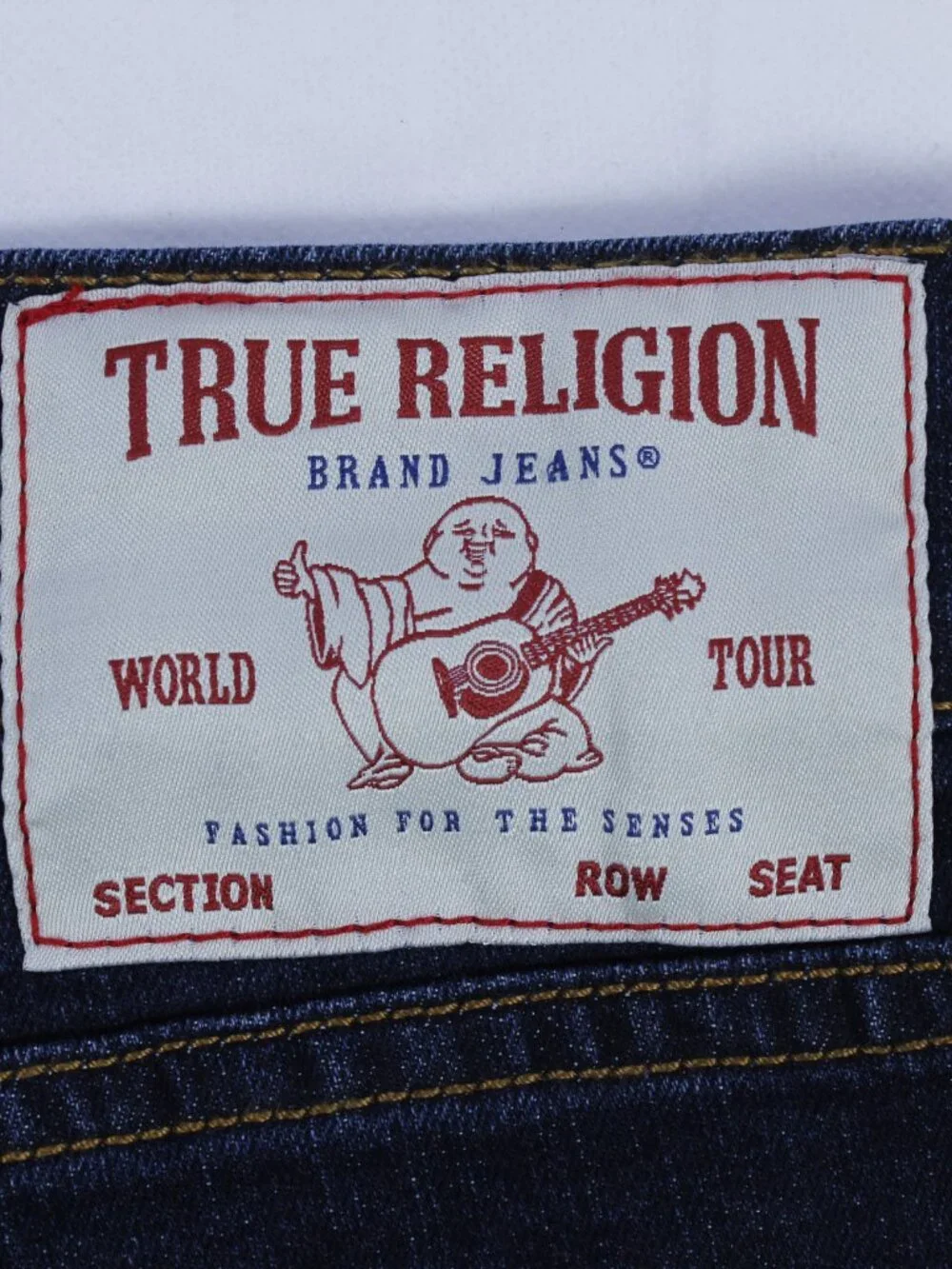 True Religion Geno Slim Straight Jeans - Dark‎ Wash - NWT - Size 36